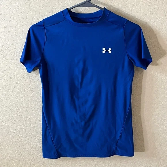 3 Pack Boy Under Armour Men's T-Shirts - Navy, Blue, Red - Picture 4 of 8